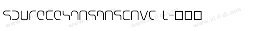 sourecehansansCNVF l字体转换